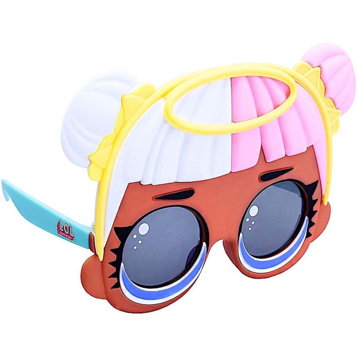 Sun-Staches Officially Licensed LOL Surprise Sugar Instant Costume Character Sunglasses Party Favor Shades UV Multi One Size (SG3566)