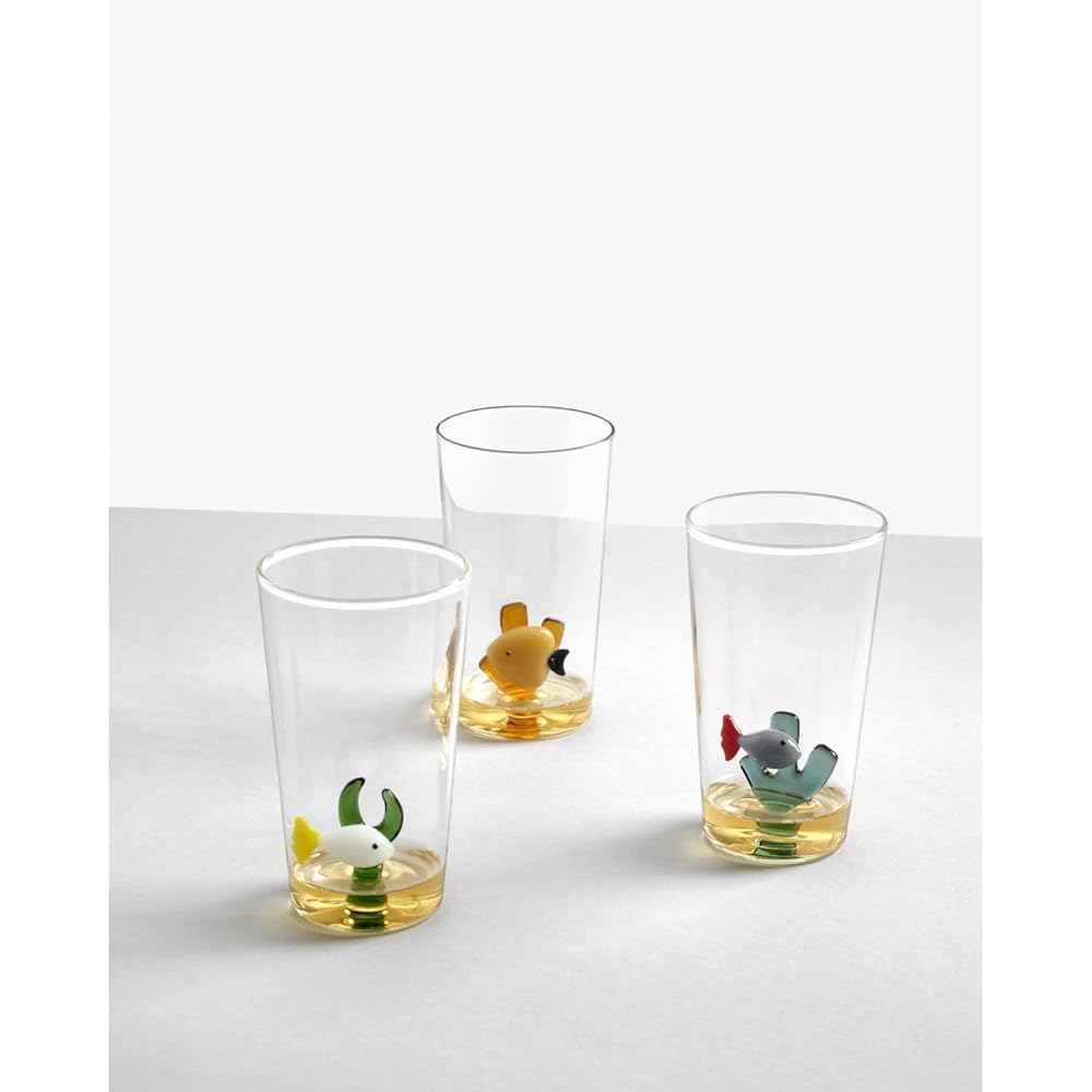 ICHENDORF Long Tumbler Fish and Seaweed blue fish green seaweed 09352266-CN