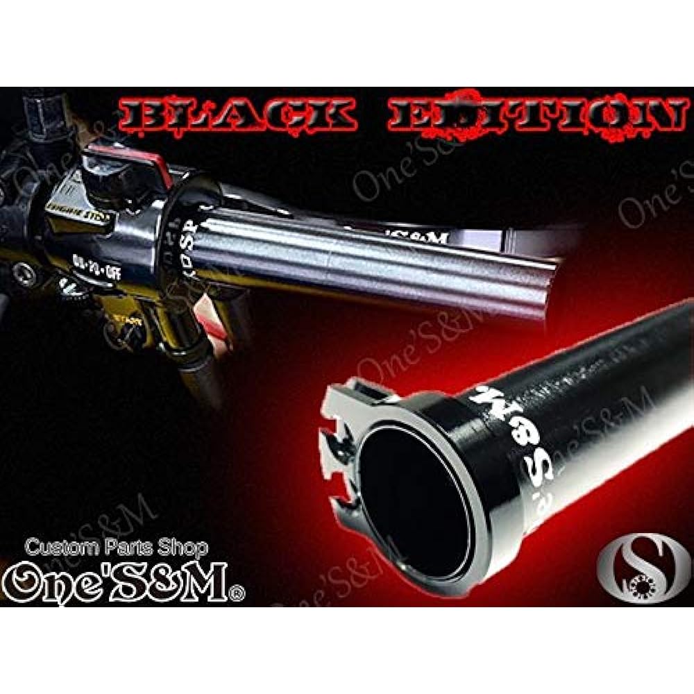 A1-2BE Wands RZ250 RZ350 Compatible 5 Year Warranty High Quality Aluminum Light Slot SP Black Alumite ~Black Edition~ Black Edition Accelerator Throttle