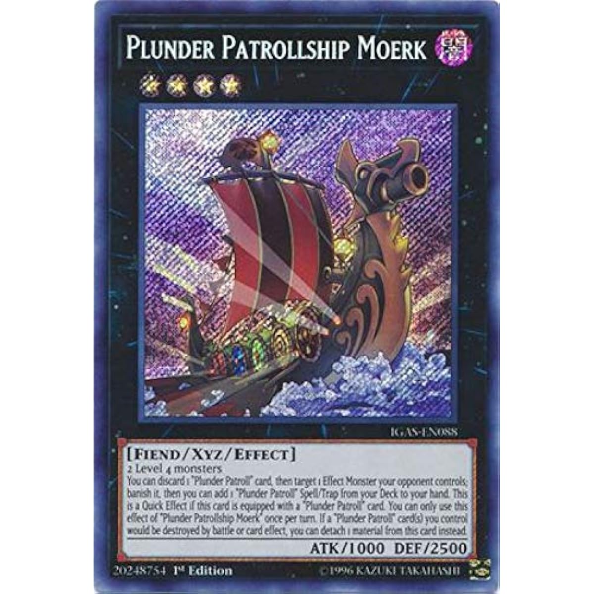 Plunder Patrol Ship Moke - IGAS-EN088 - Secret Rare - First Edition
