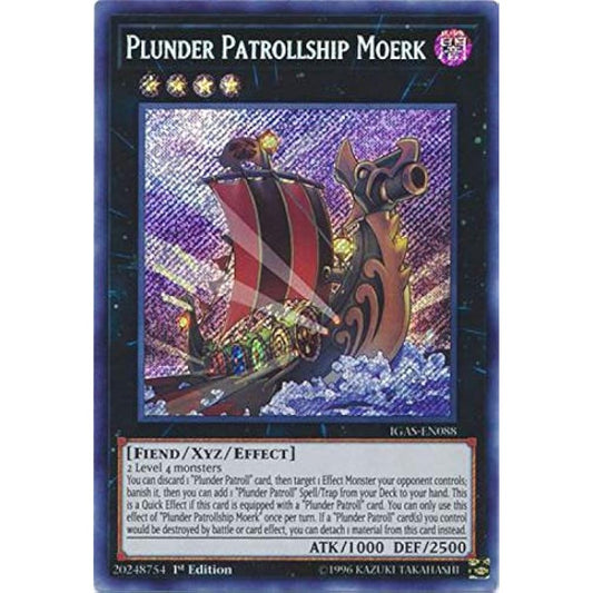 Plunder Patrol Ship Moke - IGAS-EN088 - Secret Rare - First Edition