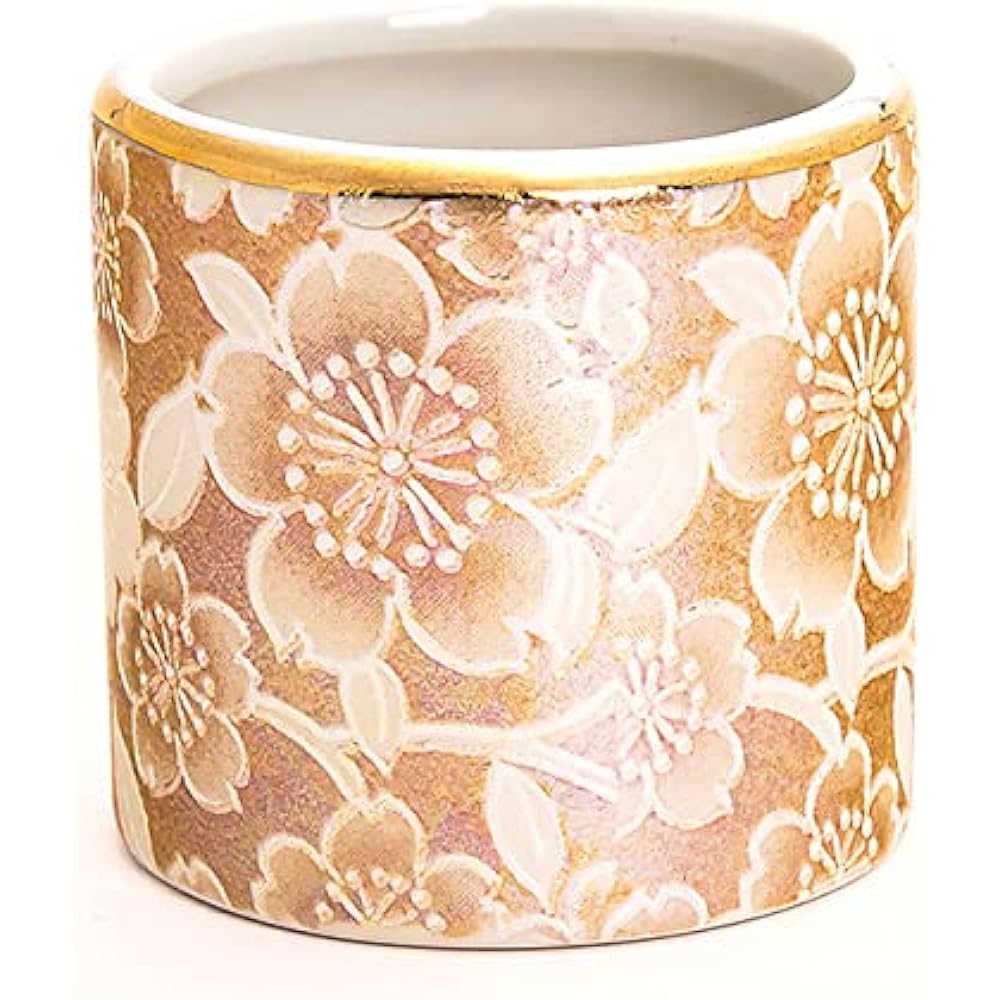 Buddhist utensils set, Yuihana Champagne Gold, 5-piece set, 2.5 inches [Flower stand, fire holder, incense burner, Buddhist utensils, Buddhist rice utensils, Buddhist tea utensils, 2.5 inches, 5-piece set, modern Buddhist utensils, domestically made, Jap