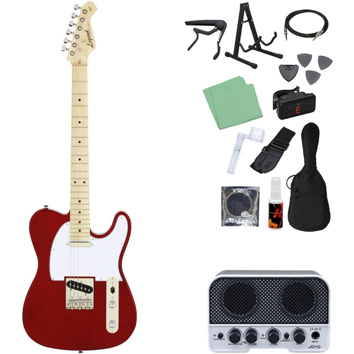 LEGEND LTE-Z Electric Guitar Beginner 14-piece Set [Includes Bluetooth Mini Amplifier] M-CA Telecaster Type Legend