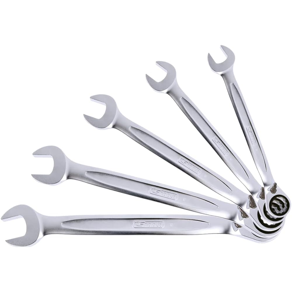 KS TOOLS Combination Ratcheting Spanner Set 5 pcs 8-19mm GEARplus GEARplus Reversing combination ratcheting spanner set 5 pcs 8-19mm 503.4661