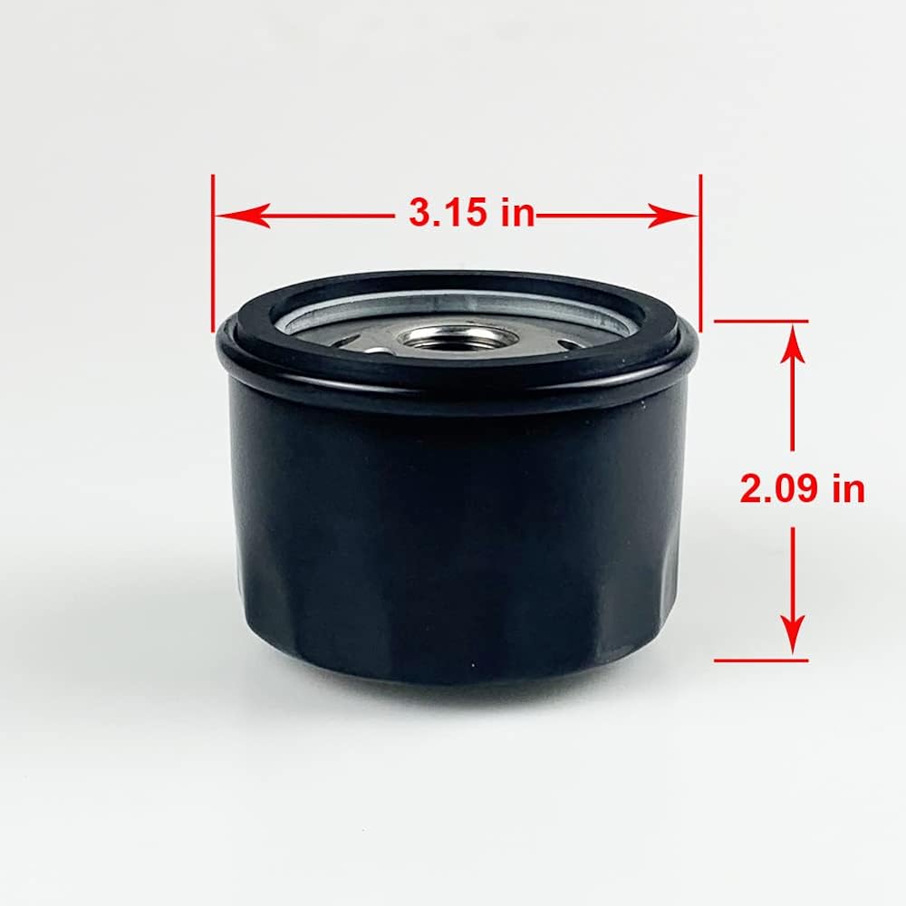 elfofle AM125424 492932 Oil Filter 492932S 492056 795890 695396 696854 842921 GY20577 Kawasaki 49065-7007 Lawn Mower Pack of 2