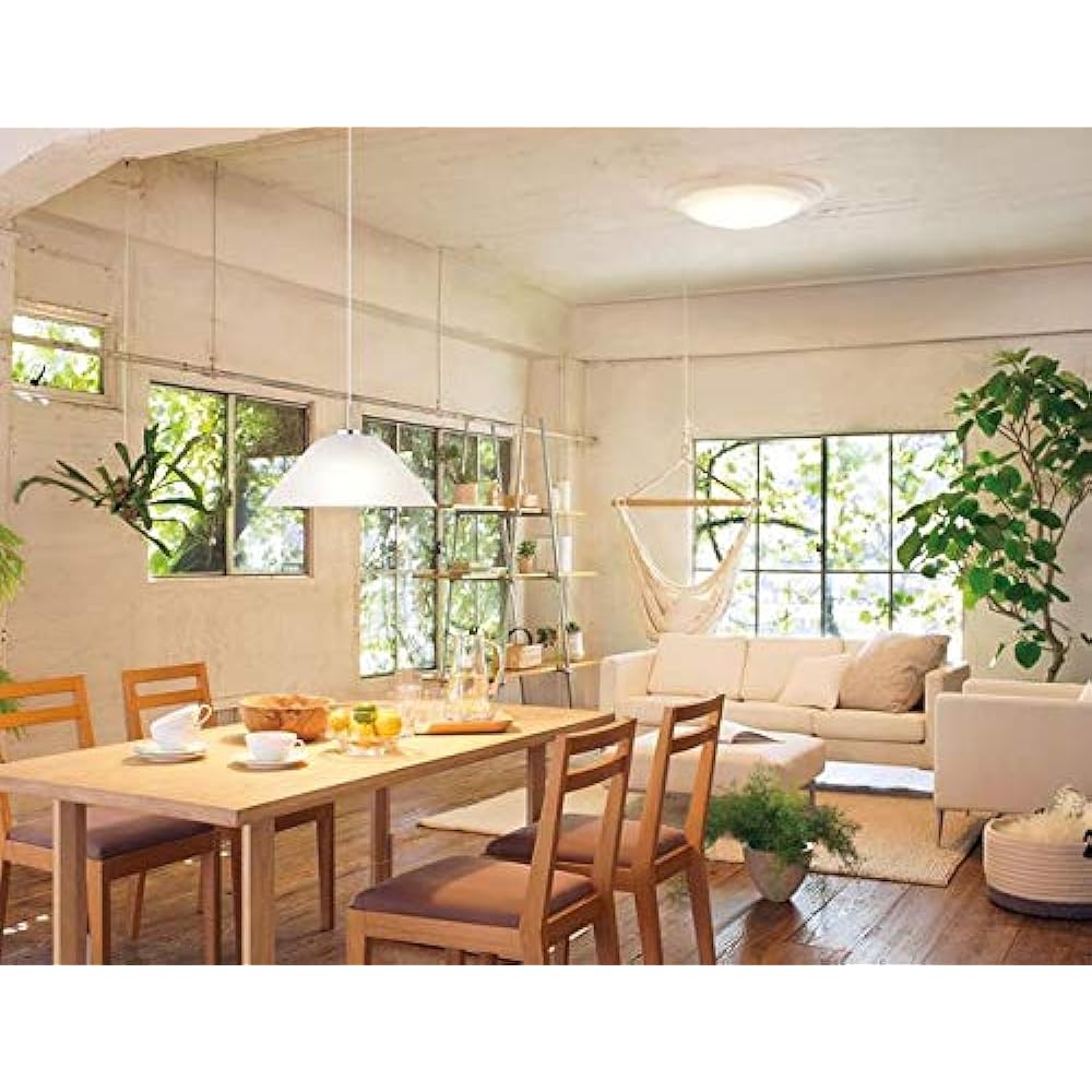 Panasonic Large Pendant Light Mistyveil LGB15099 Hanging Ceiling Glass Shade Body: Depth 45cm Body: Height 21cm Body: Width 45cm