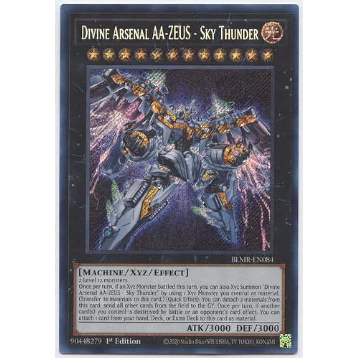 Divine Arsenal AA-Zeus - Sky Thunder - BLMR-EN084 - Secret Rare - 1st Edition