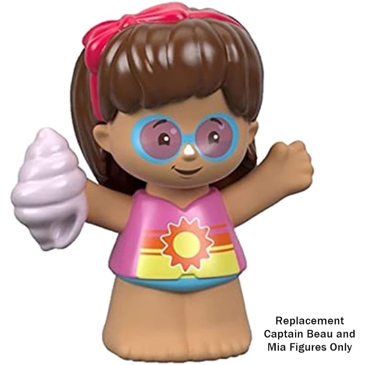 Replacement Parts for Fisher-Price Little People Travel Together Friend Ship - FHD92 ~ Captain Beau and Mia Replacement Figures