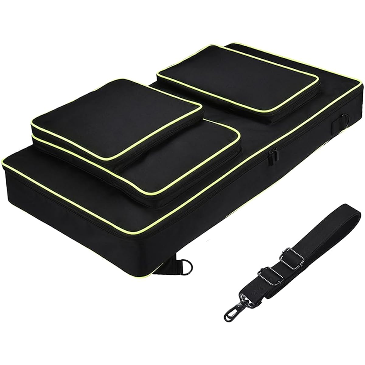 Seracle Carry Case Portable Bag Travel Case for DDJ FLX10 / DDJ 1000 / DDJ 1000SRT Portable Controller and DJ Headphones (Black)