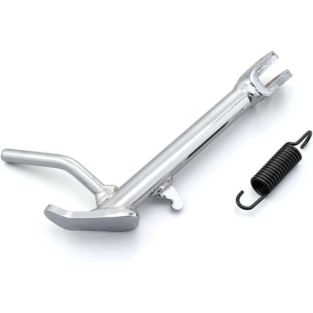 Daytona Motorcycle Short Side Stand for SR400/500 (78-21) Genuine ratio -65mm Black 95204