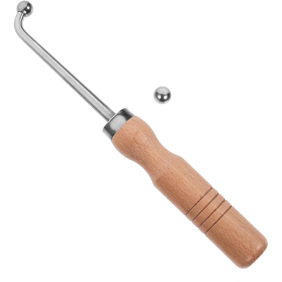 VICASKY Set of 4 Small Repair Tools for Trumpet Piston Valve Pipe BBL Speaker Trumpet Maintenance Tool Copper Tube Tools Bent Pipe Musical Instrument Repair Tool Wood