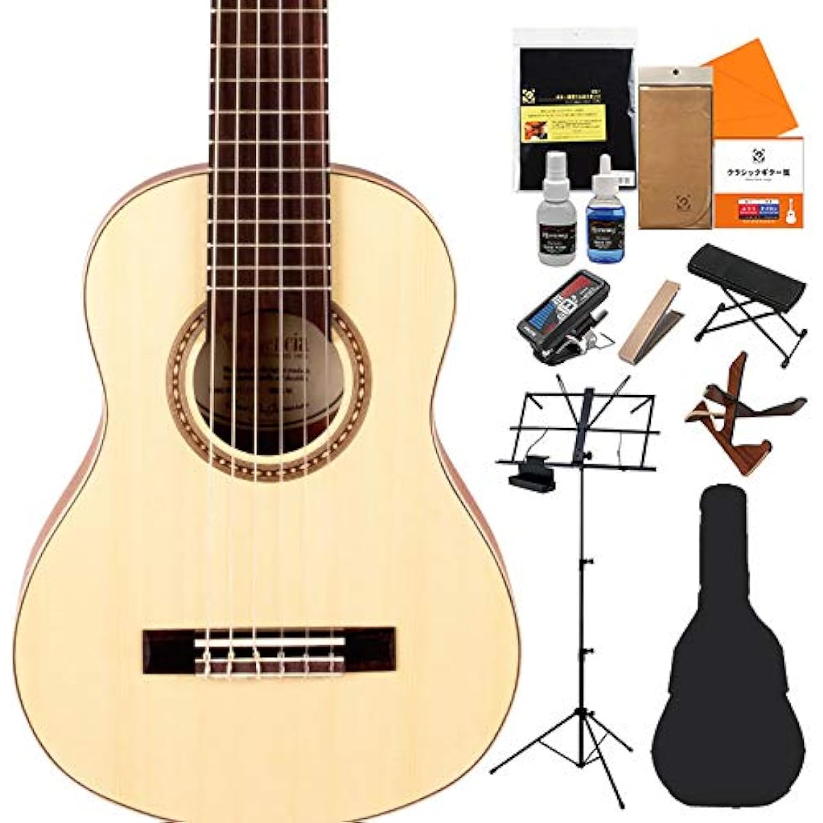 Valencia VC350 Beginner 14-piece Set Mini Classical Guitar Travel Nylon Guitar Valencia