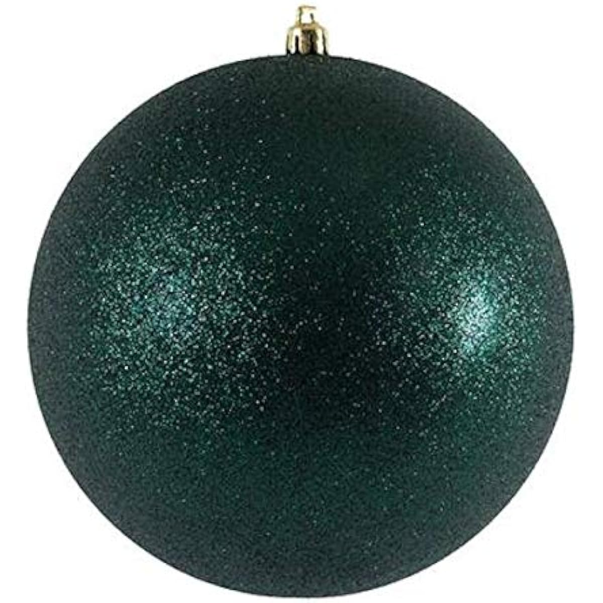 Vickerman 480774-2.75" Midnight Green Glitter Ball Christmas Tree Ornaments (Pack of 12) (N590774DG)