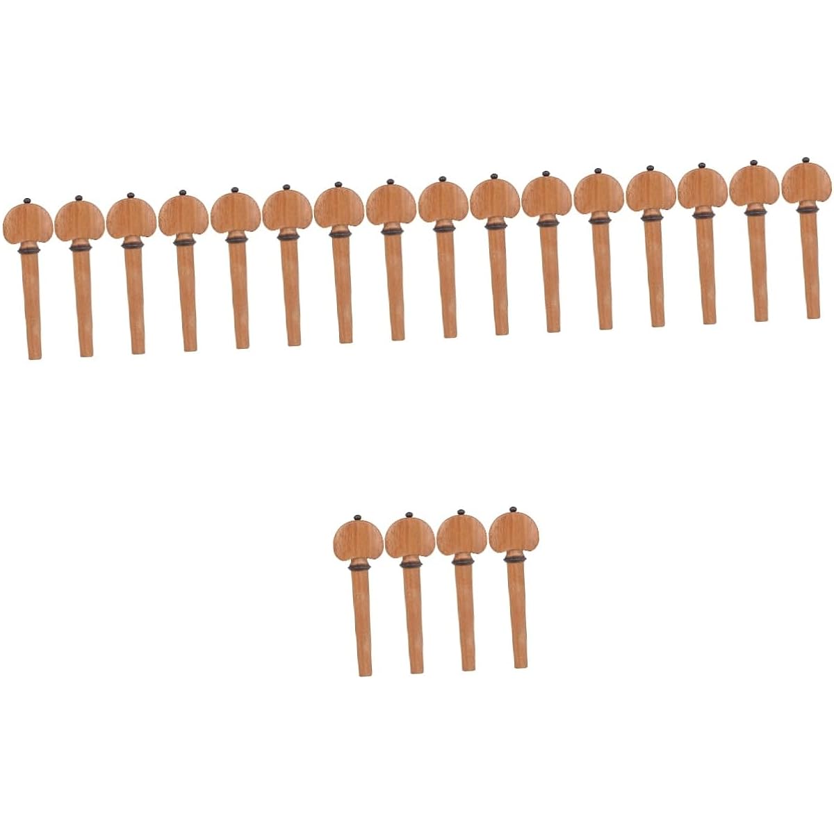 VICASKY 20pcs Cello String Axis Violin Tuning Pegs Cello Tuning Key Cello Tuning Pegs Fitting Pegs Tuner Key Violin Tuning Pegs Professional Tuner
