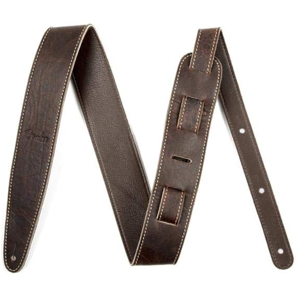 Fender Strap Artisan Crafted Leather Strap, 2" Brown