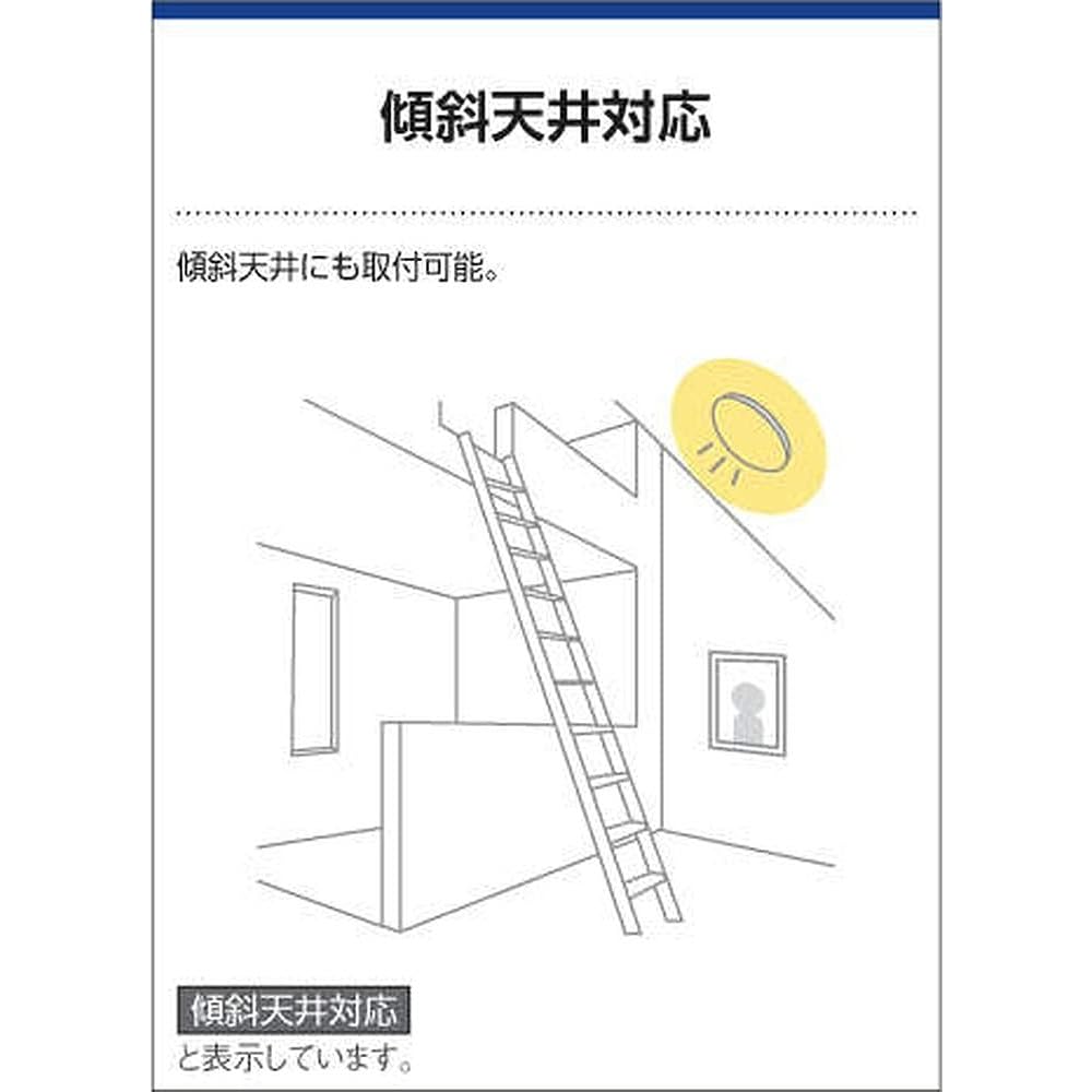 Koizumi Lighting Japanese Style Ceiling Direct Mount/Wall Mount FL20W Inverter Equivalent (Daylight White) AH41988L