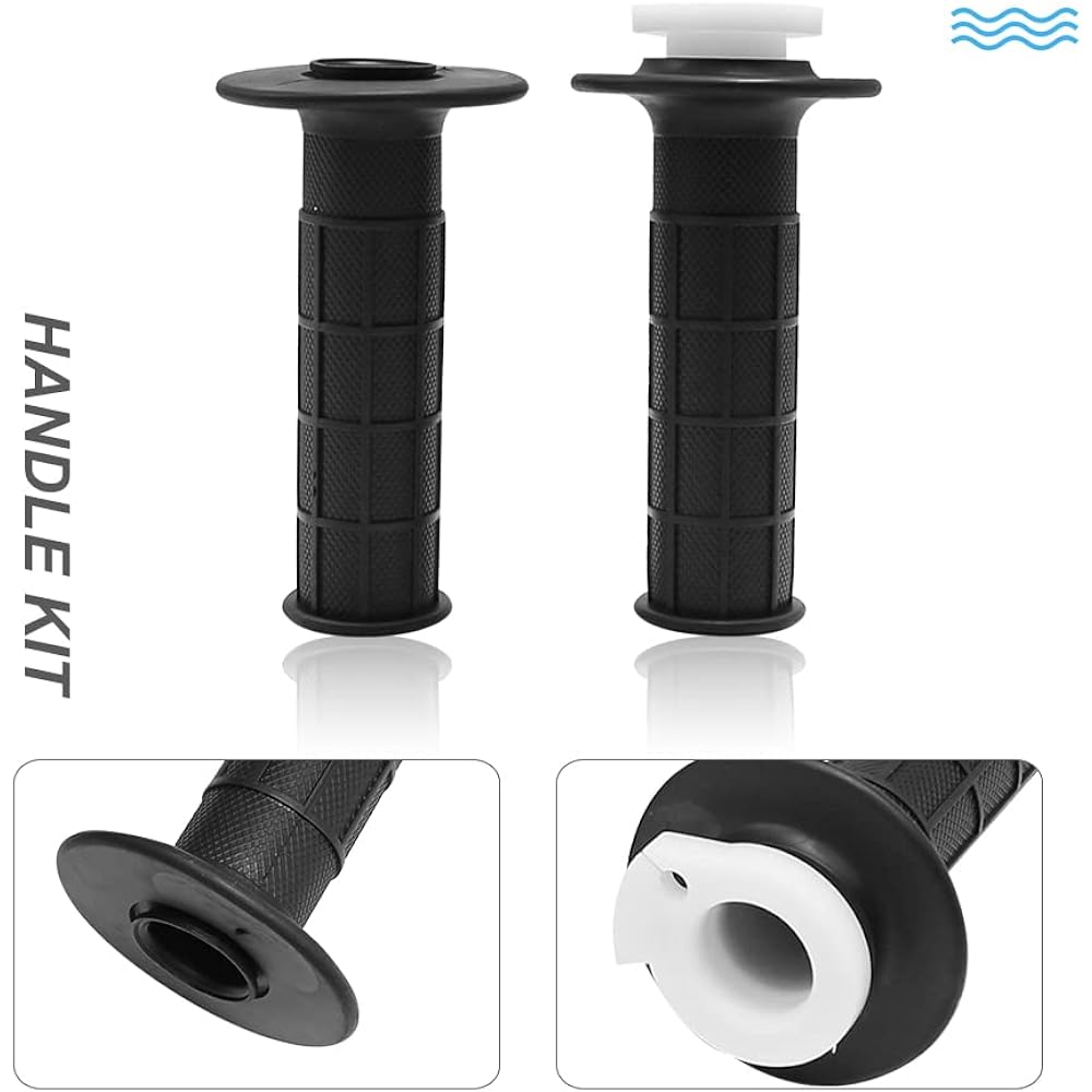 Black Throttle Handle and Grip Cable Replacement for Mini Baja Doodlebug 5.5hp 6.5hp Mb165 Mb200 196cc 200cc 97cc