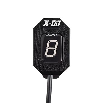 Speed Display Meter Digital Trip/ODO for Bajaj Motors All Ages Motorcycle Gear Indicator 1-6 Level Digital Gear Meter
