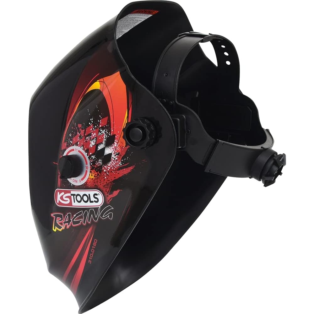 KS TOOLS Welders Protective Helmet Racing Design 310.0180
