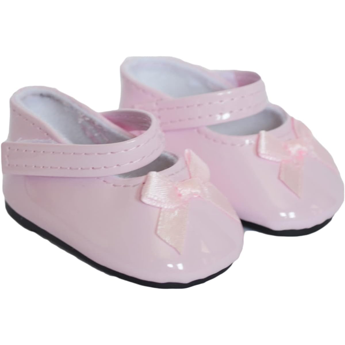 3 Pairs of Doll Shoes - American Mary Jane - Fits 18-inch Kennedy and Friends Girl Dolls