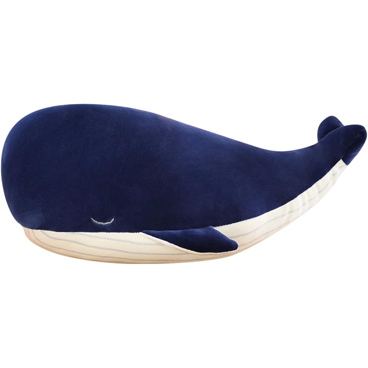 LVPU Down Cotton Soft Simulation Big Blue Whale Dolphin Doll Plush Toy (9.8 inch)