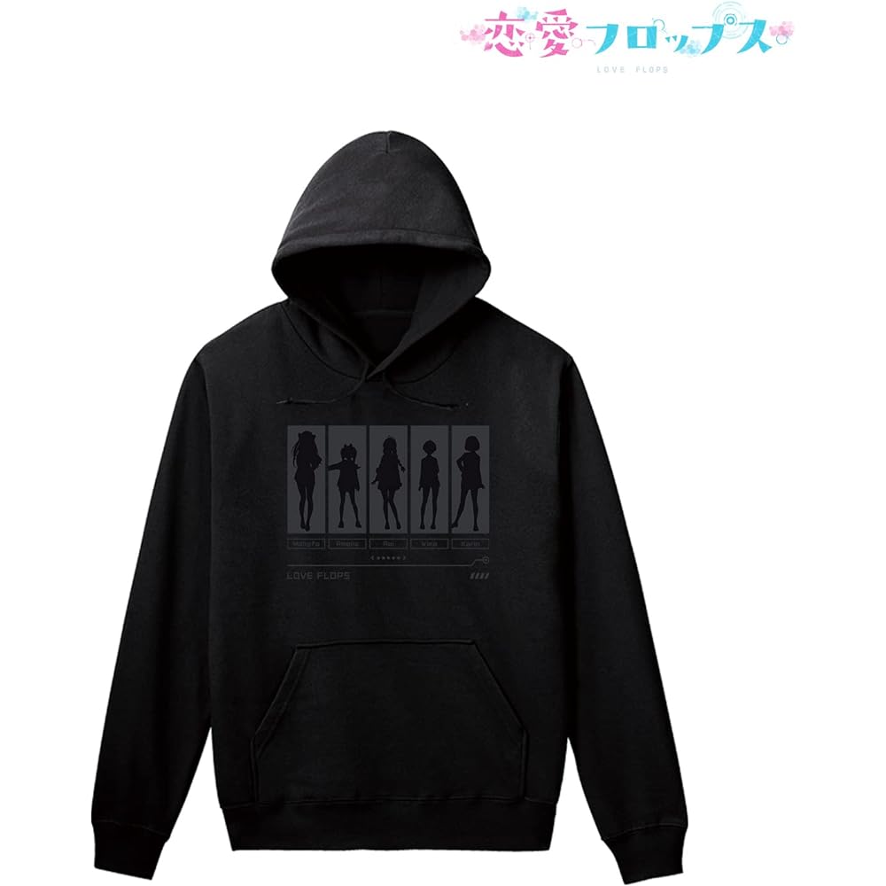 "Love Flops" Character Silhouette Hoodie Women's XXXL Size