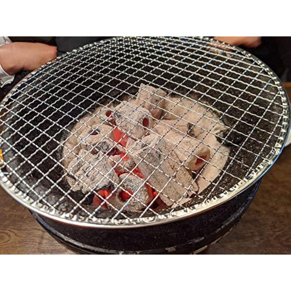 [TFS] Disposable Grill Grate 24cm Flat Stress Free No need to wash 40 Pieces Charcoal Charcoal Grill for Yakiniku