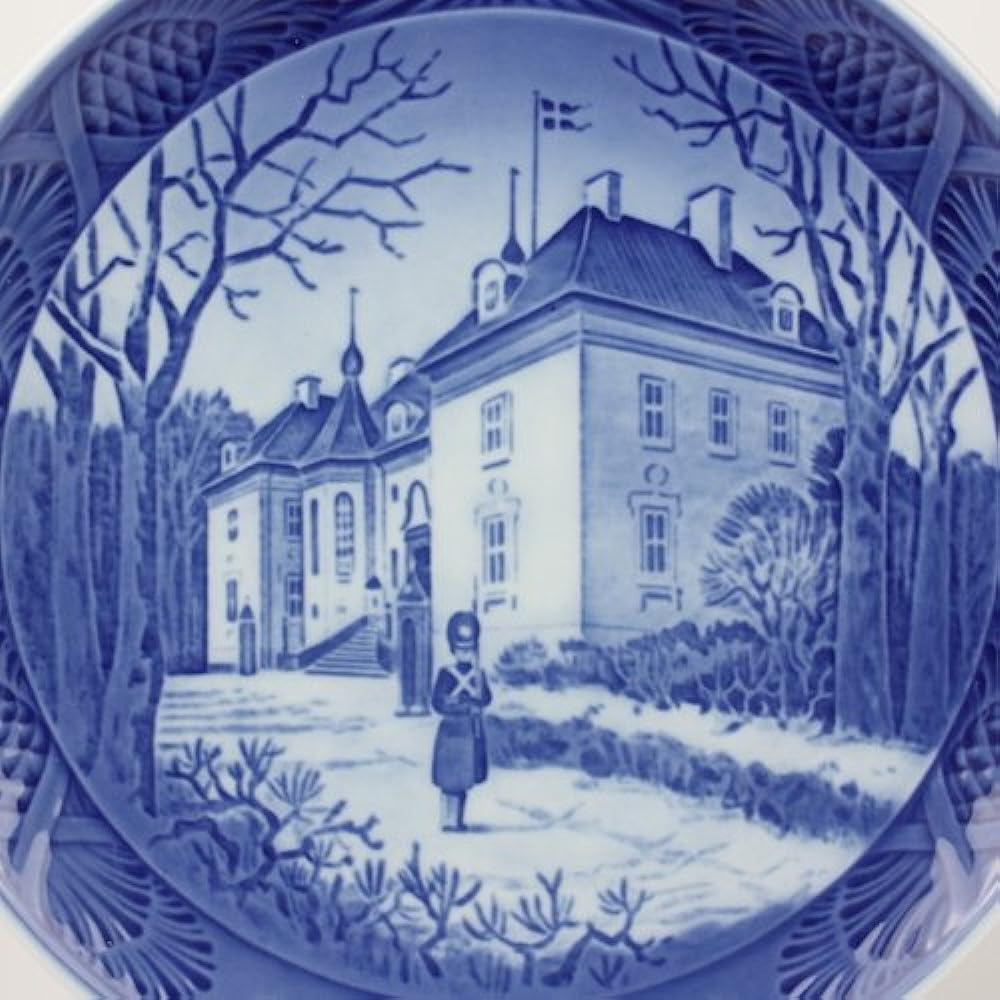 "Parallel Import Product" Year's Plate 1975 Macilisborg Palace [Parallel Import Product]