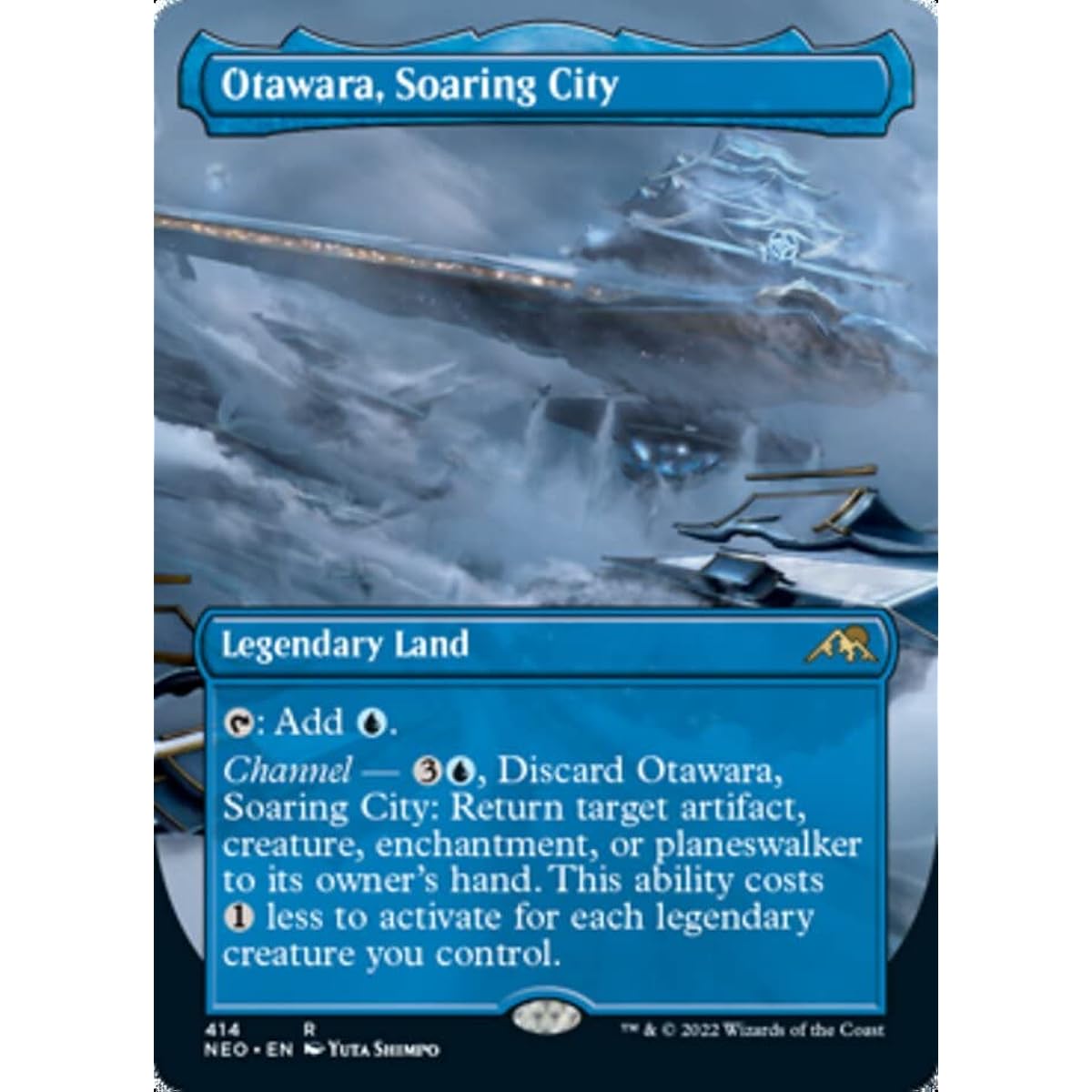 Magic: The Gathering Otawara Dance City (414) - Borderless Kamikawa: Neon Dynasty