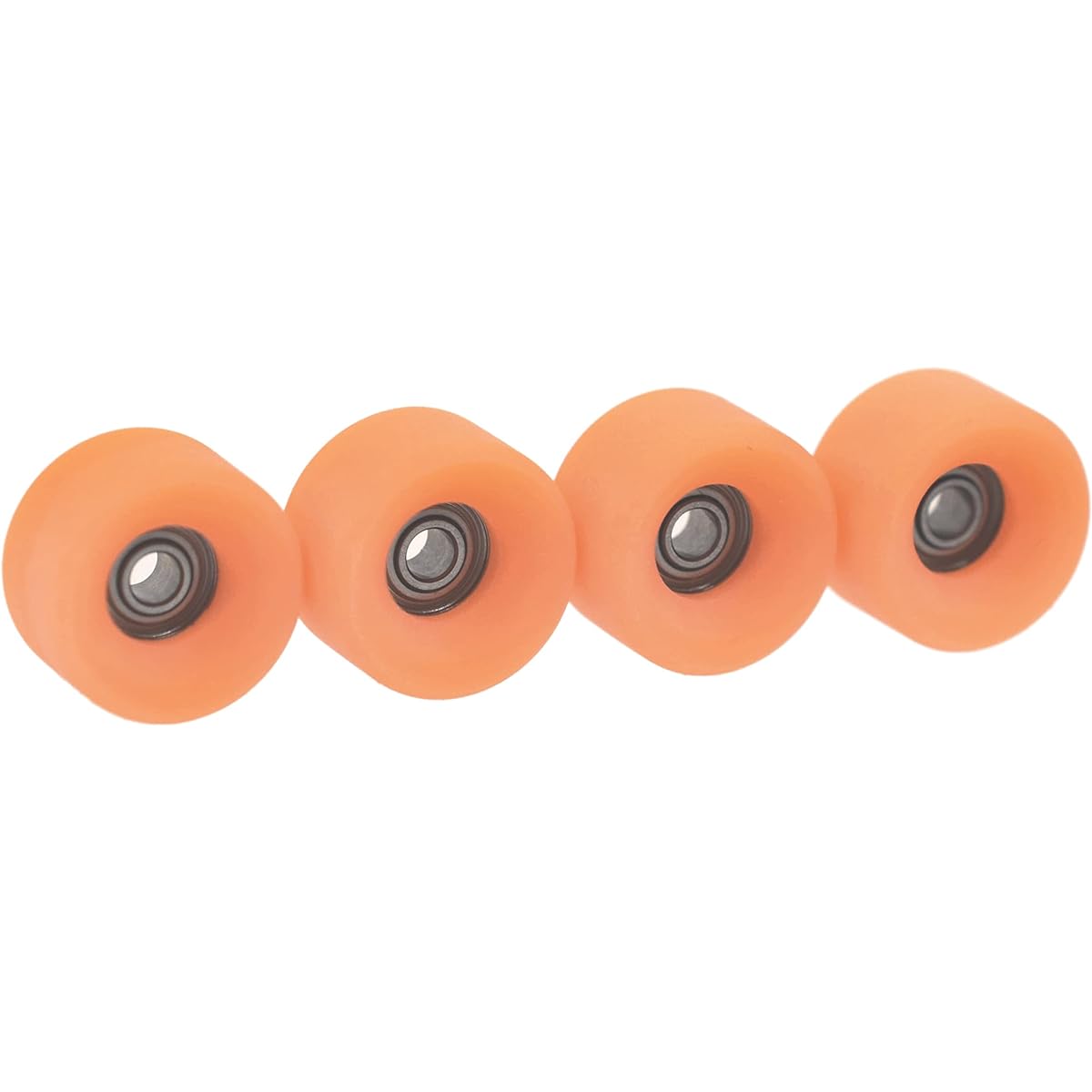 Teak Tuning Apex 61D Urethane Fingerboard Wheel - Slim Bowl Shape 7.5mm Diameter - ABEC-9 Stealth Bearings - Made in the USA - Coral Reef Colorway