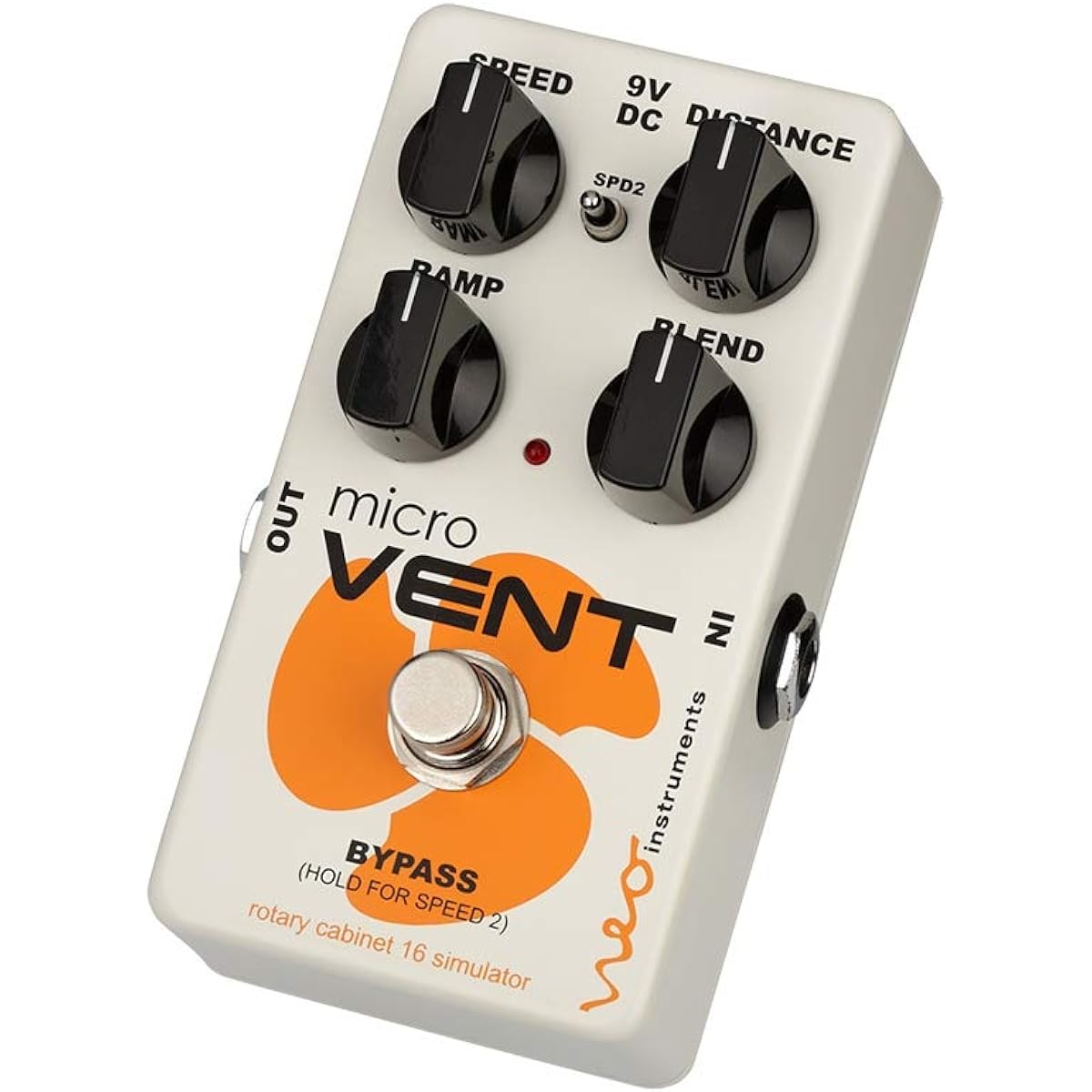 Neo Instruments MICRO VENT 16 Rotary Speaker Simulator Compact White Vibratone Guitar Leslie [Domestic Genuine Product]