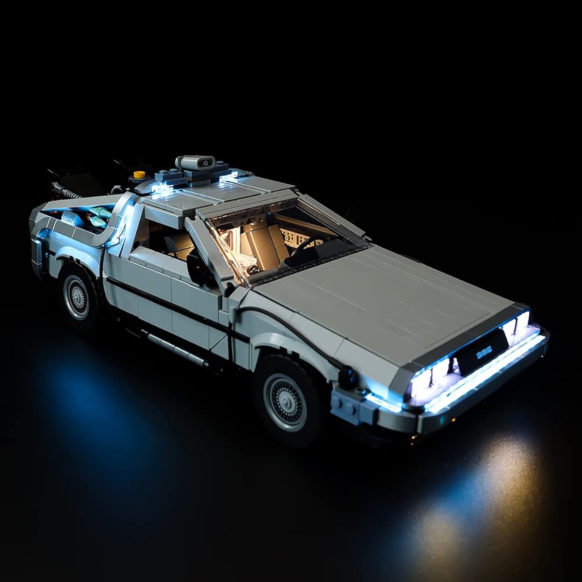 WDDSPSH LED Light Kit (Back to the Future Time Machine 10300) Building Blocks Model Compatible with Lego 10300 LED Light Kit Only (Classic Version)