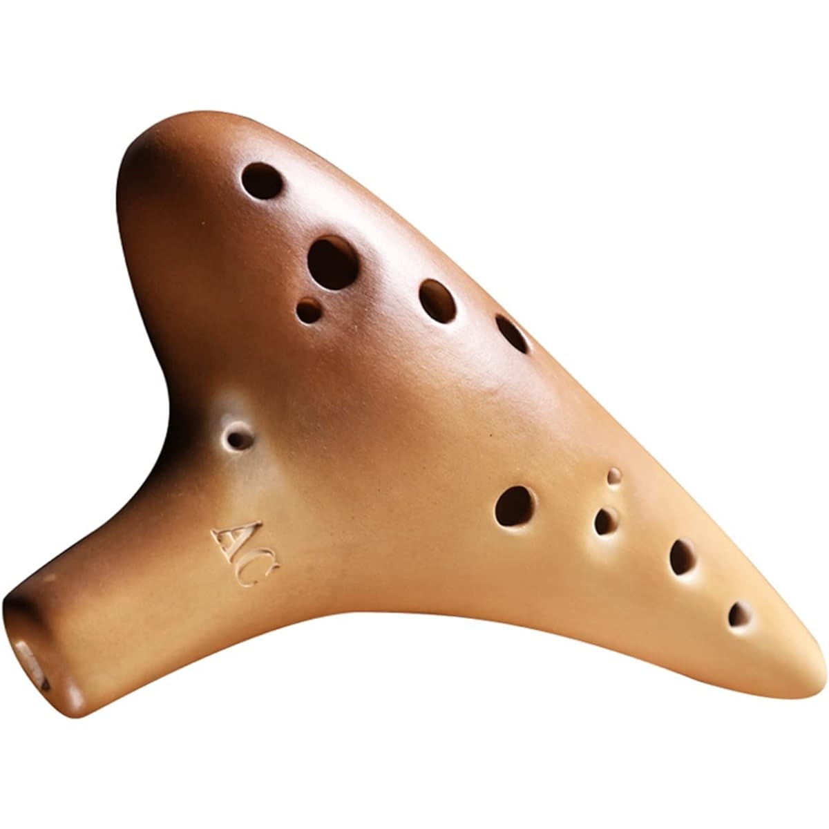Professional 12 Holes Alto C Key Ocarina Musical Instrument Hand Smoked Beginner Ceramic Ocarina Ocarina Instrument