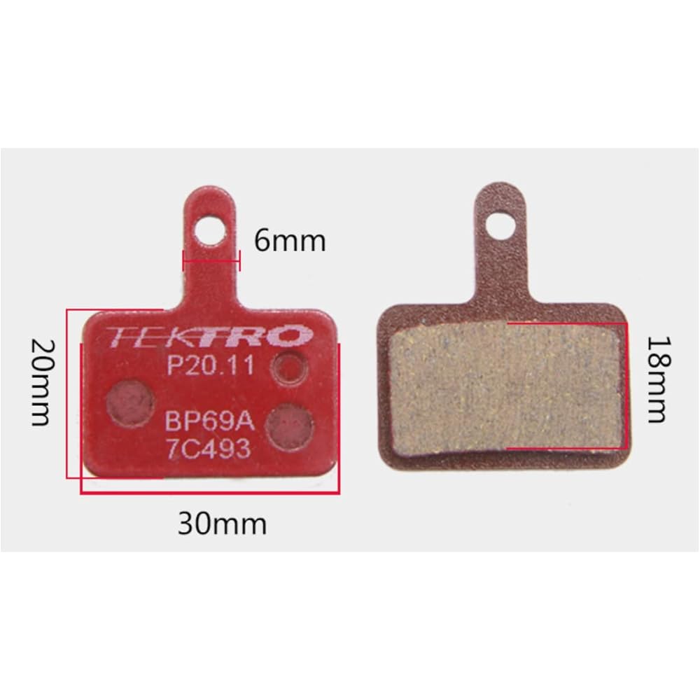 ACRZ TEKTRO P20.11 Disc Brake Pads Metal Ceramic Compound