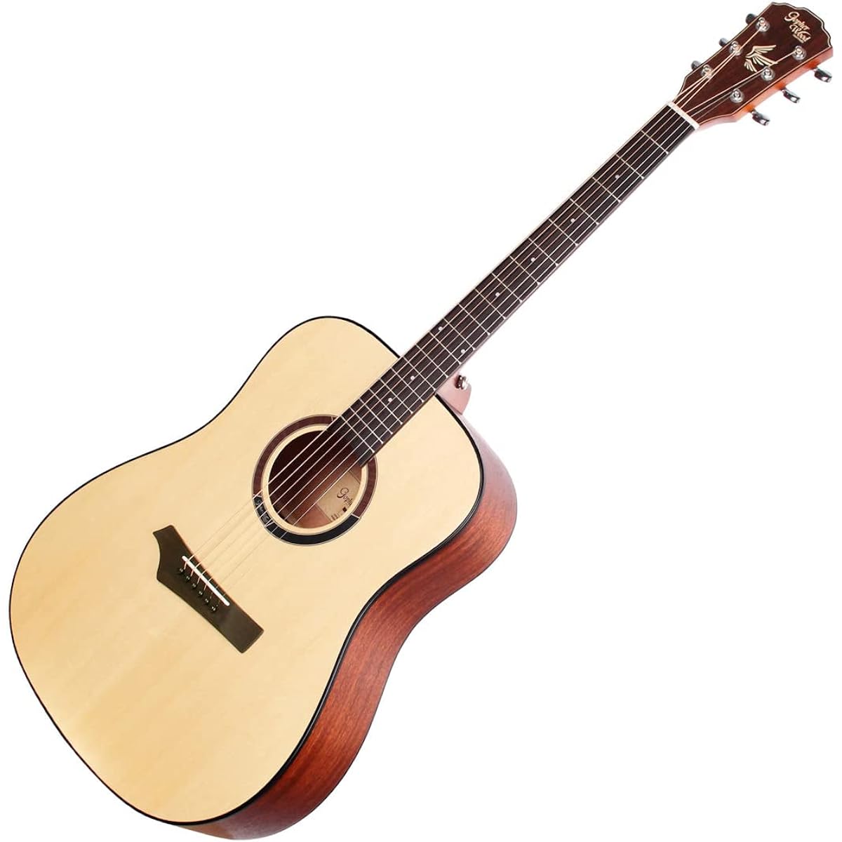 Gopher Wood Guitars i100 Acoustic Guitar Beginner 12-Piece Set Dreadnought Gopher Wood Guitars