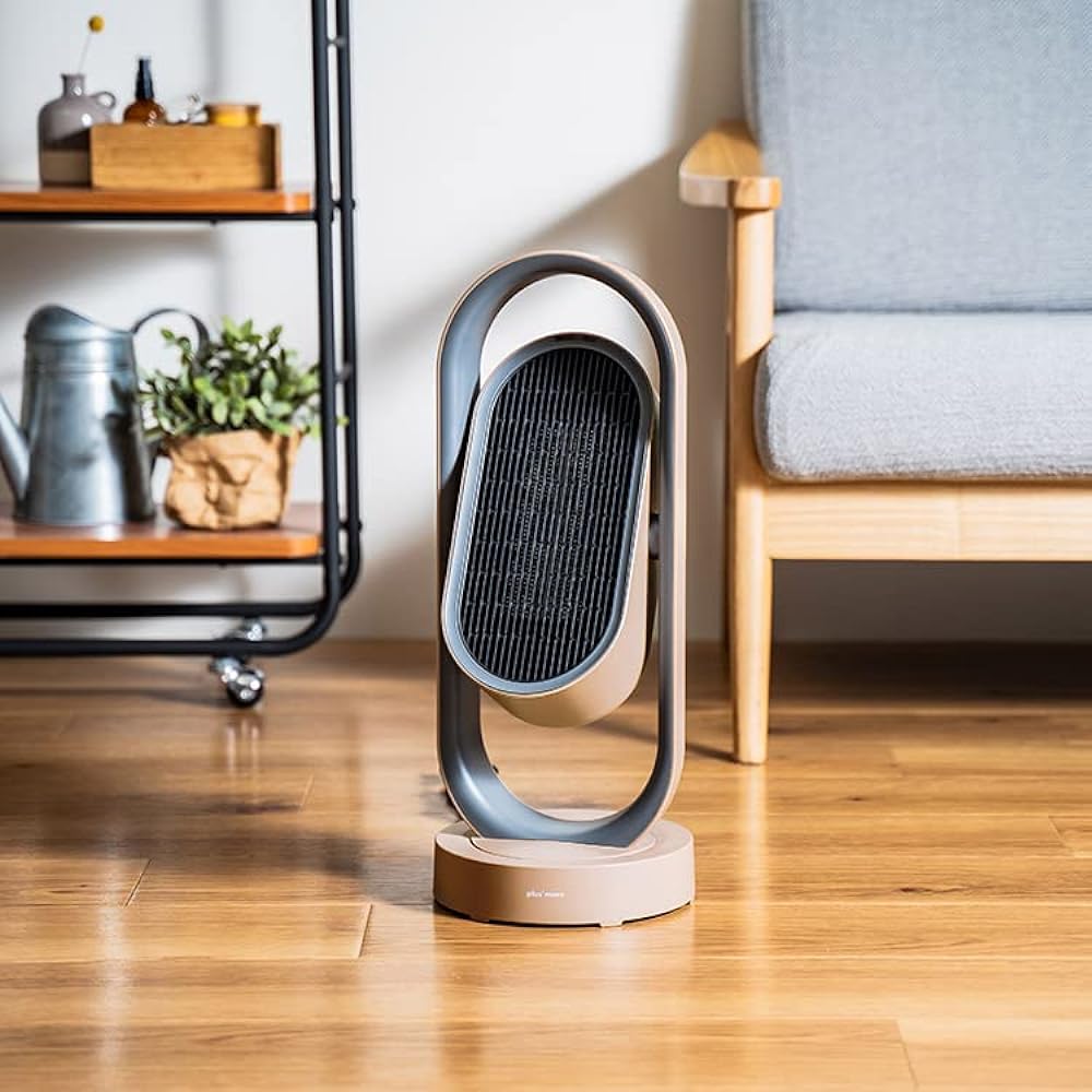 plusmore 3D ceramic heater & fan with remote control MO-WA005 (WH (white))