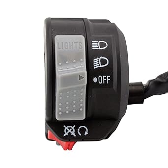 Handlebar Switch for Yamaha YFM 125 Grizzly/Raptor | YFM 250 Bear Tracker/Raptor | YFM 350 Warrior/Wolverine | YFZ 450 2002-2013 | Repl.# 4KB-83973-21-00 / 4KB-83973 -20-0-0 0/4KB-83973-00-00