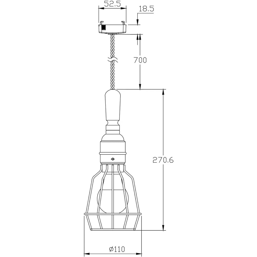 3 Pendant Lights E26 Base with LED Bulb Scandinavian Pendant Lamp Stylish Lighting Fixture Ceiling Light Hanging Cord Included PSE Certified 3 Light Set