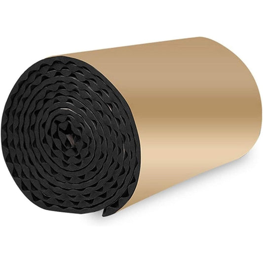 10M Soundproof Cotton, 3cm Thick, Easy to Install, Sound Absorbing Cotton, Cinema Wall Decoration, Acoustic Panel (Blue) (Black)