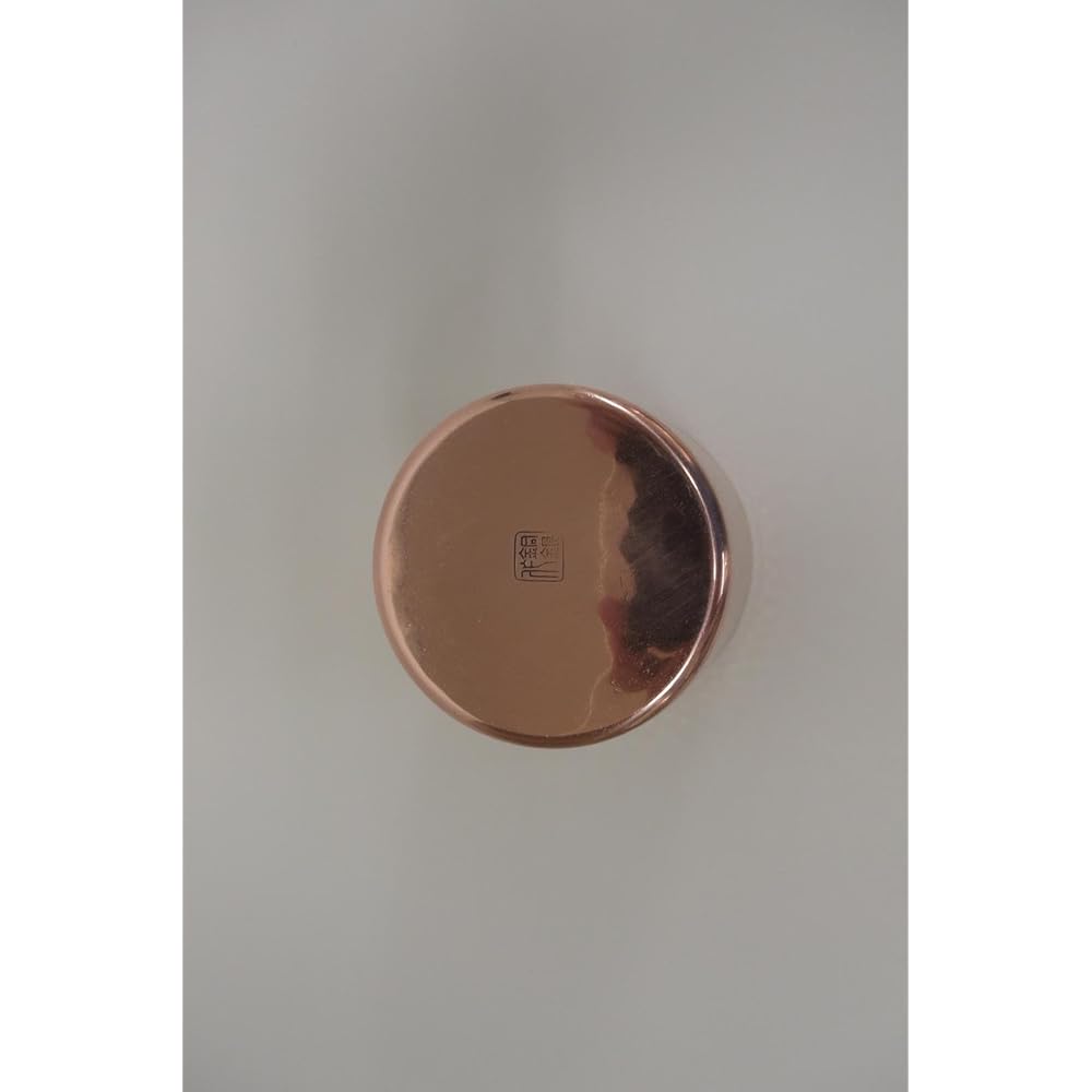 Asakusa Copper Silver Copperware Store Pure copper on the rocks 300cc Pure copper whiskey cup made by Mr. Hoshino with 40 years of experience as a craftsman