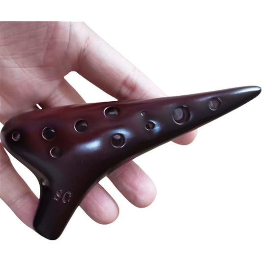 12 Hole Treble C Key Ceramic Ocarina 12 Hole Mini Portable Student Adult Ocarina Musical Instrument Ocarina Instrument (3)