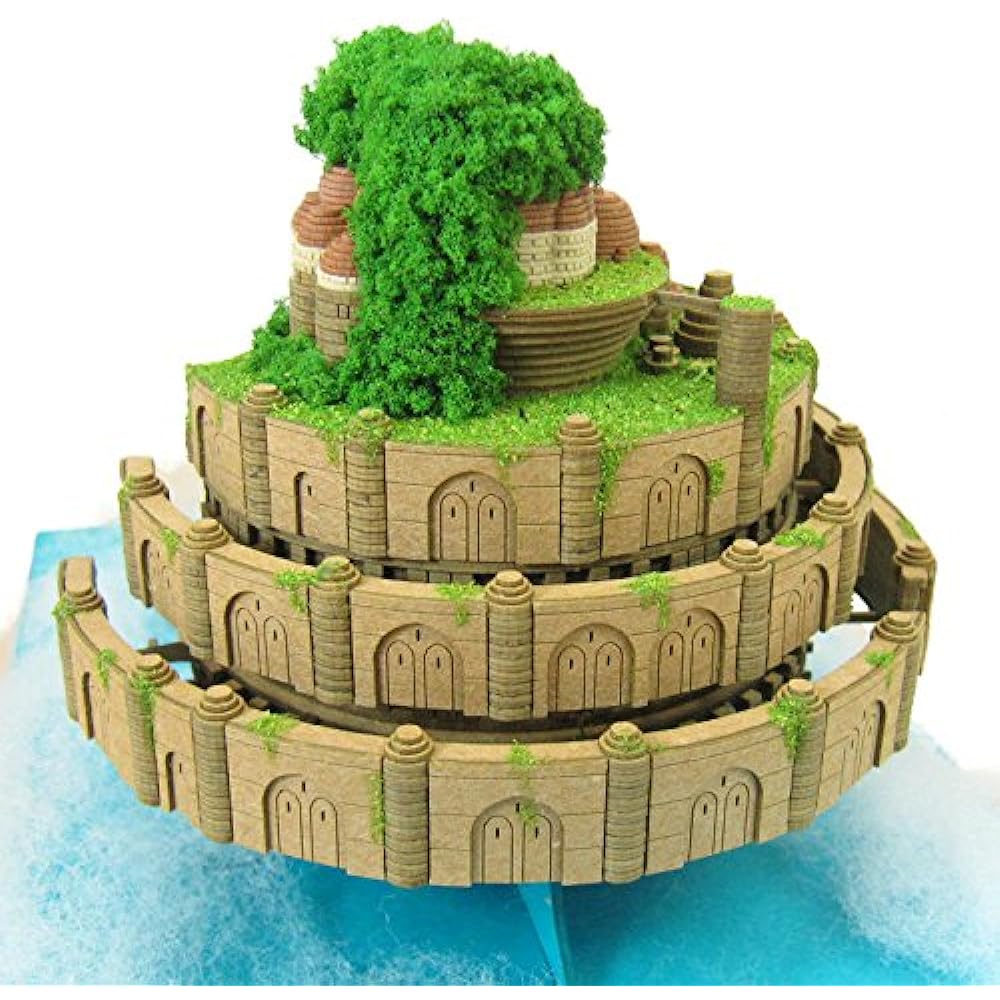 Sankei Studio Ghibli Series Laputa Castle in the Sky Laputa Castle Non-Scale MK07-33 Paper Craft