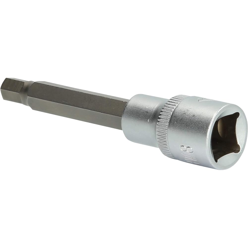 KS Tools 1/2" Hex Bit Socket Length 100mm 8mm BT022873