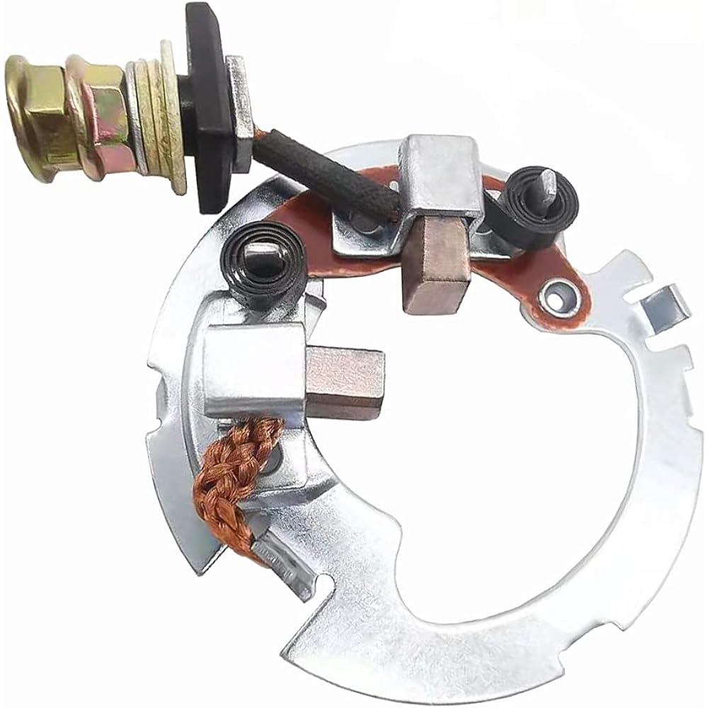 Starter Brush Plate Rebuild Kit Replacement for Honda TRX 350 TRX 400 TRX 450 TRX 500 Rancher 350 Foreman 450 500 Rubicon 500 FourTrax 300 31206-MN4-008