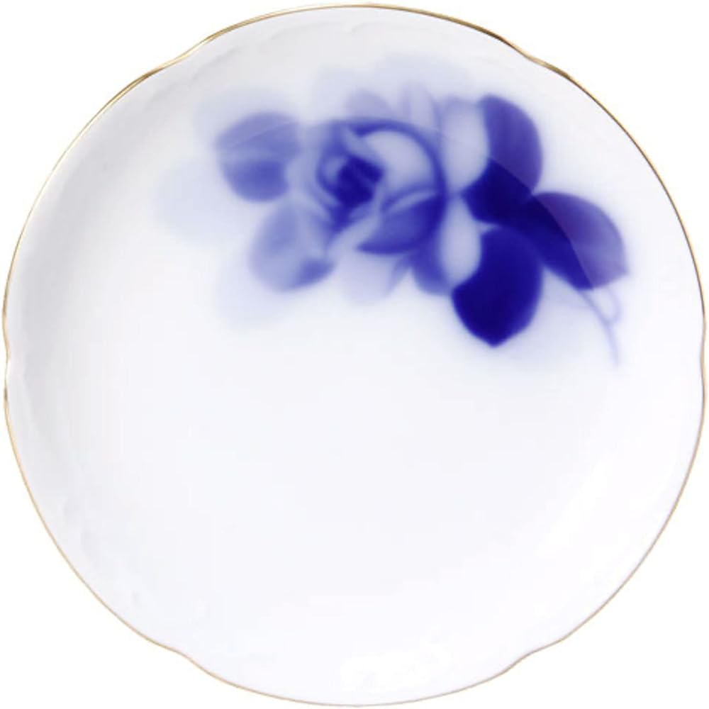 Okura Toen Blue Rose (8211) 15cm plate pair set 54HR/8211