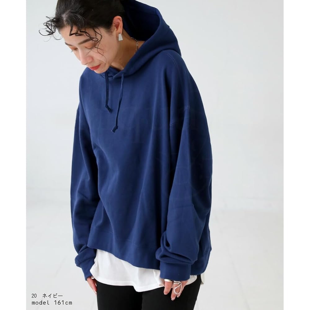 [antiqua] Women's Parka 100% Cotton Long Sleeve Sweatshirt AYA-00006