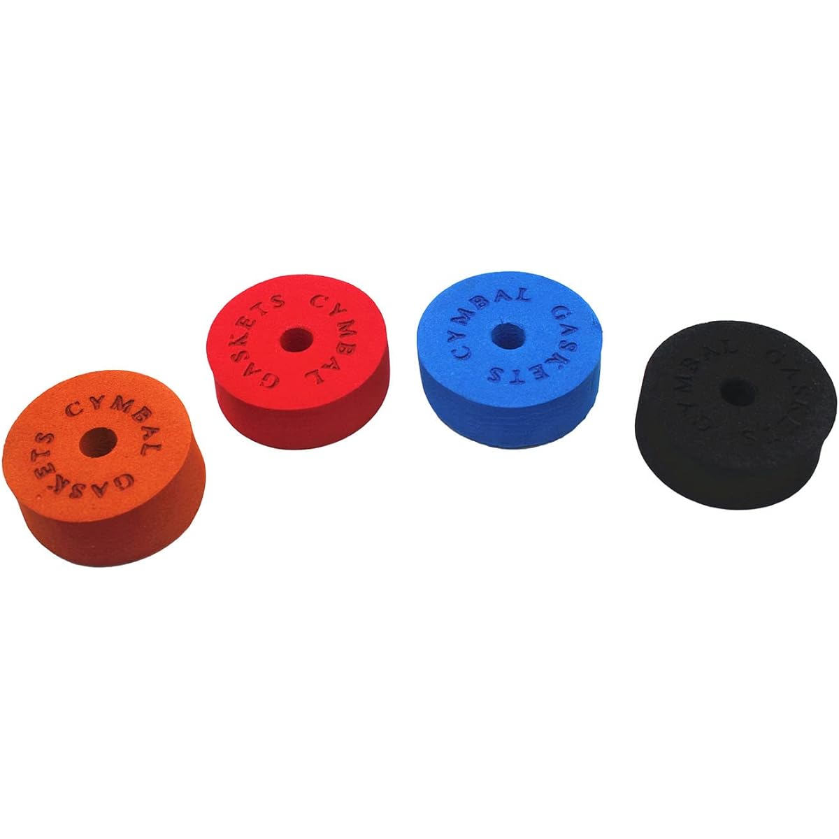 TUOREN Cymbal Foam Washer 8mm Cymbal Stand Pad Cushion Replacement Drum Set Set of 5 (Blue)