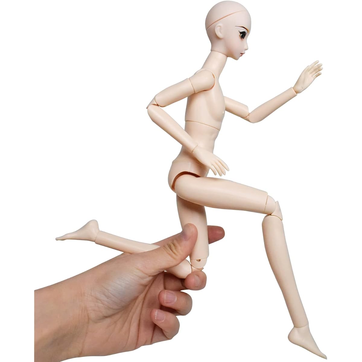 Proudoll 1/6 BJD Doll Body Ball Joint SD Doll 23 Joint Move DIY Doll + Handmade Makeup Eye Free Change (Male)