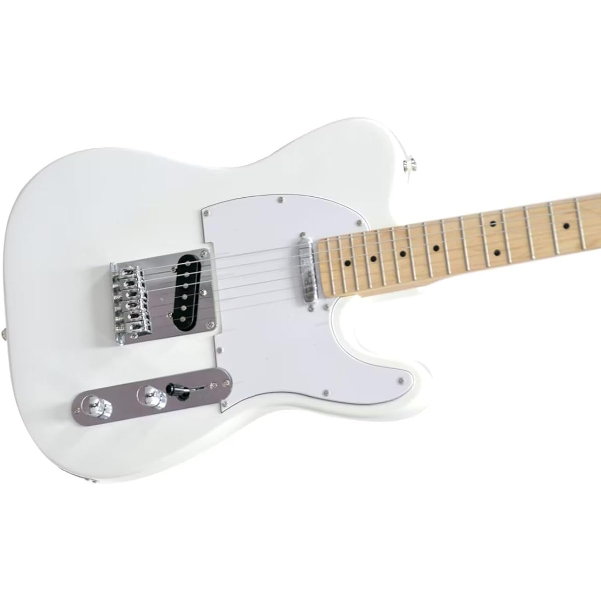 [Official Japanese Product] PLAYTECH Electric Guitar TL250 Maple White
