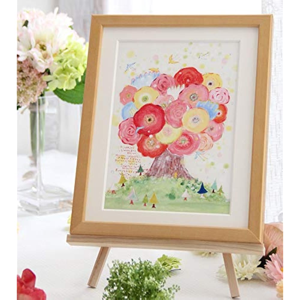 Painting Interior Flower Painting "Days of Continued Blooming" (S Size Framed) Framed Cute Entrance Healing Room Wall Toilet Scandinavian Miscellaneous Art Healing Small